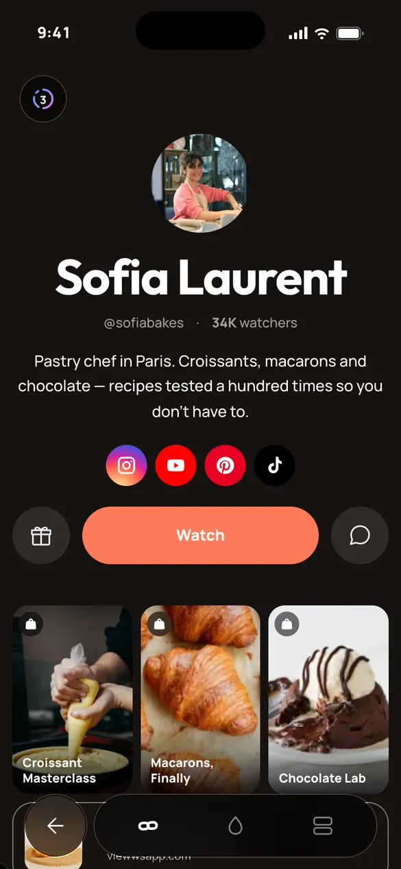 Sofia’s page